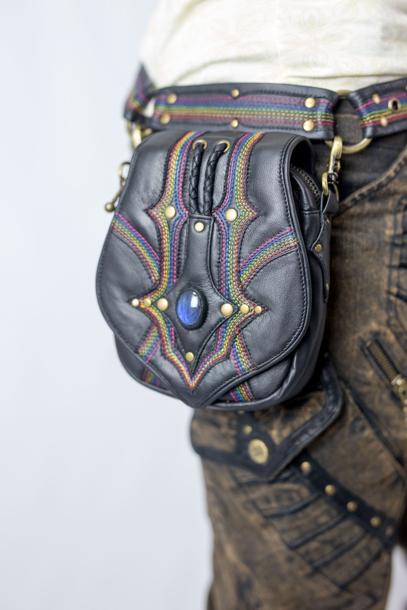 Rainbow Serpent Bandolier - anahata designs
