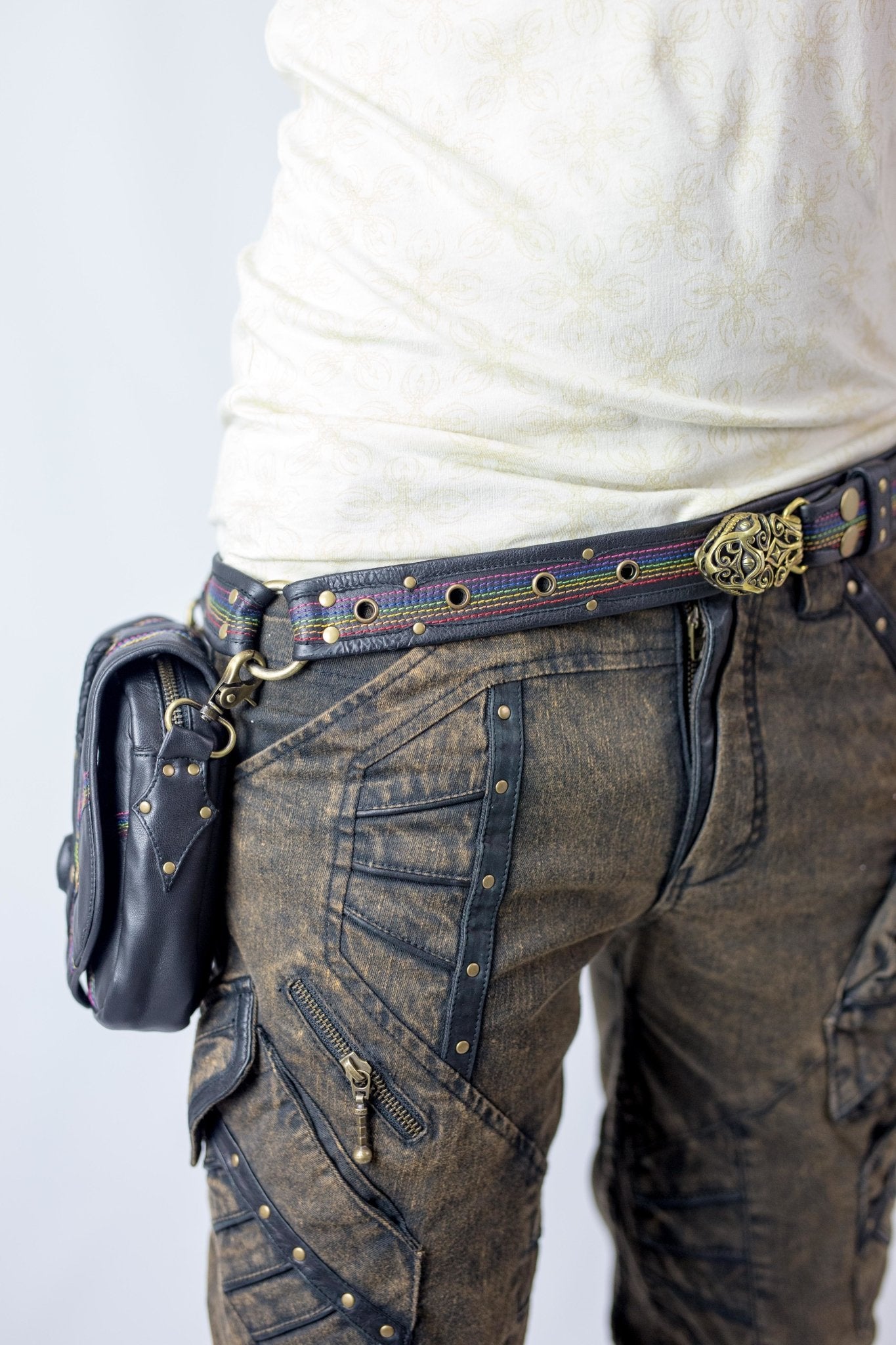 Rainbow Serpent Bandolier - anahata designs