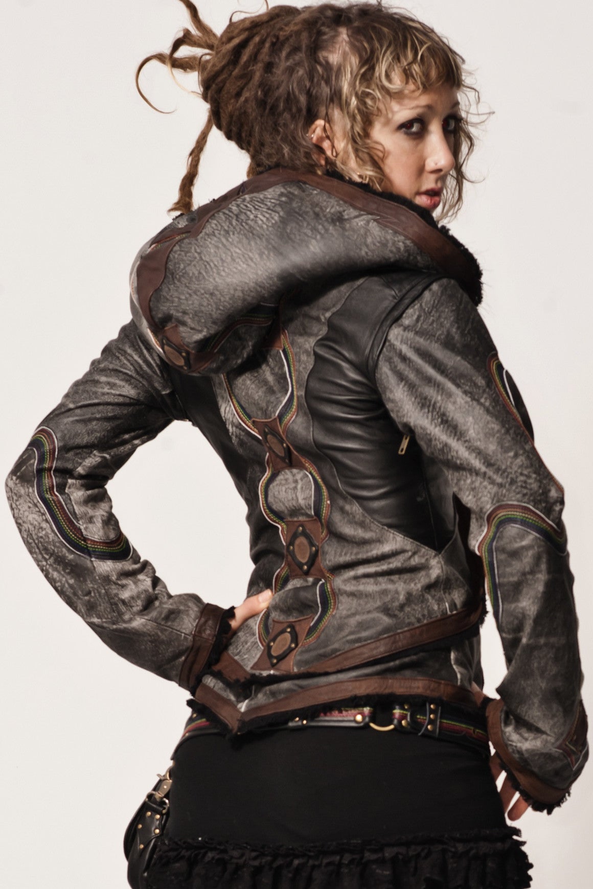 Rainbow Serpent jacket womens cut - anahata designs
