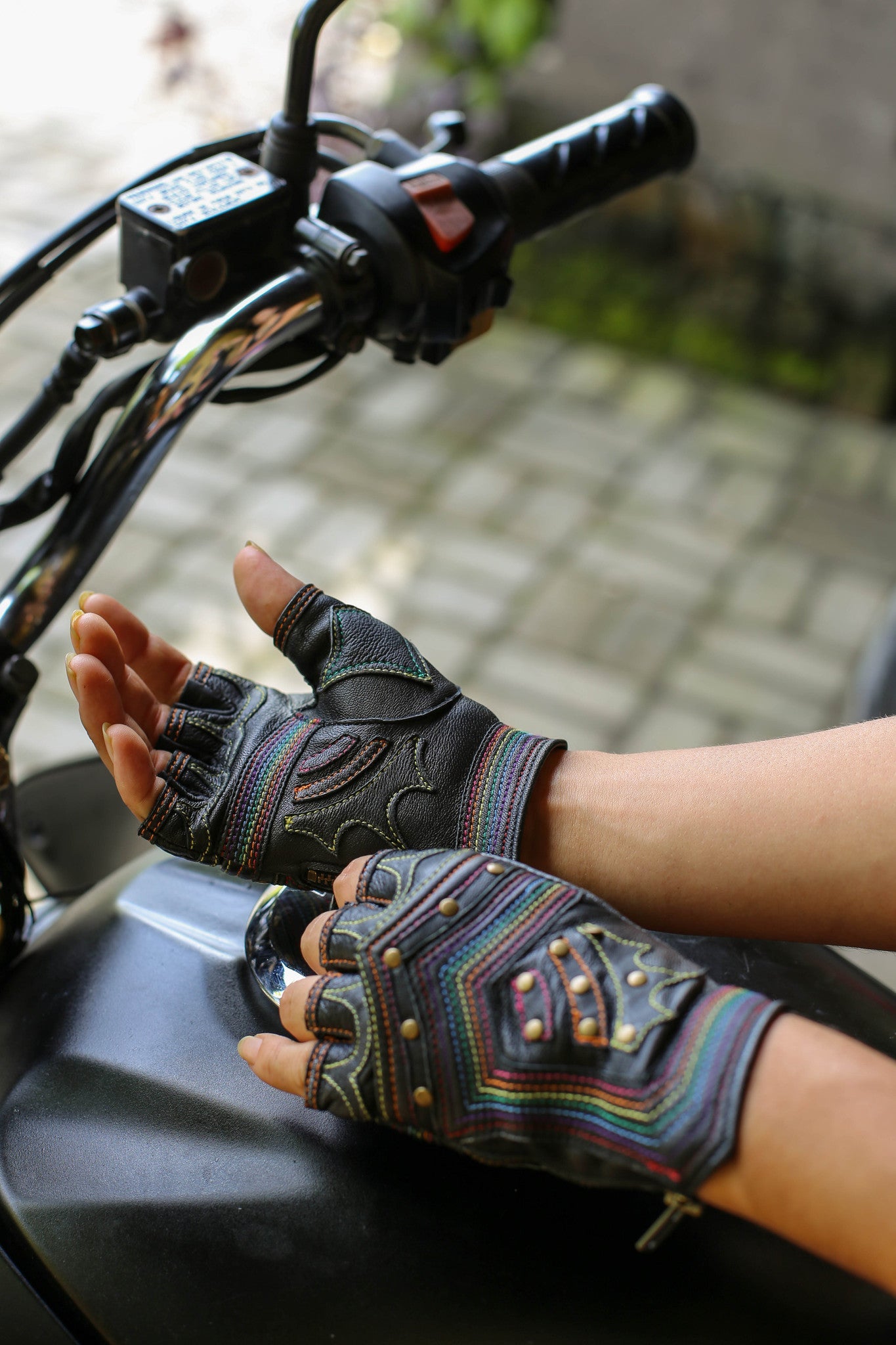Rainbow Warrior gloves - anahata designs