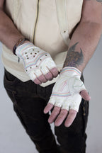 Rainbow Warrior gloves - anahata designs/infiniti now