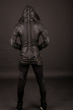 Singularity womens cut leather jacket, authentic Seven of Nine leather jacket - anahata designs