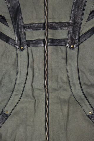 Taurid Denim Jacket - Grey XL - Discolored - anahata designs