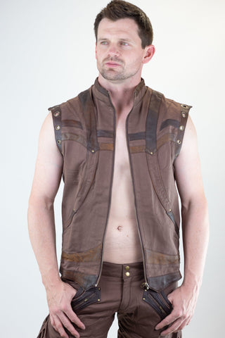 Taurid Denim Vest - anahata designs/infiniti now