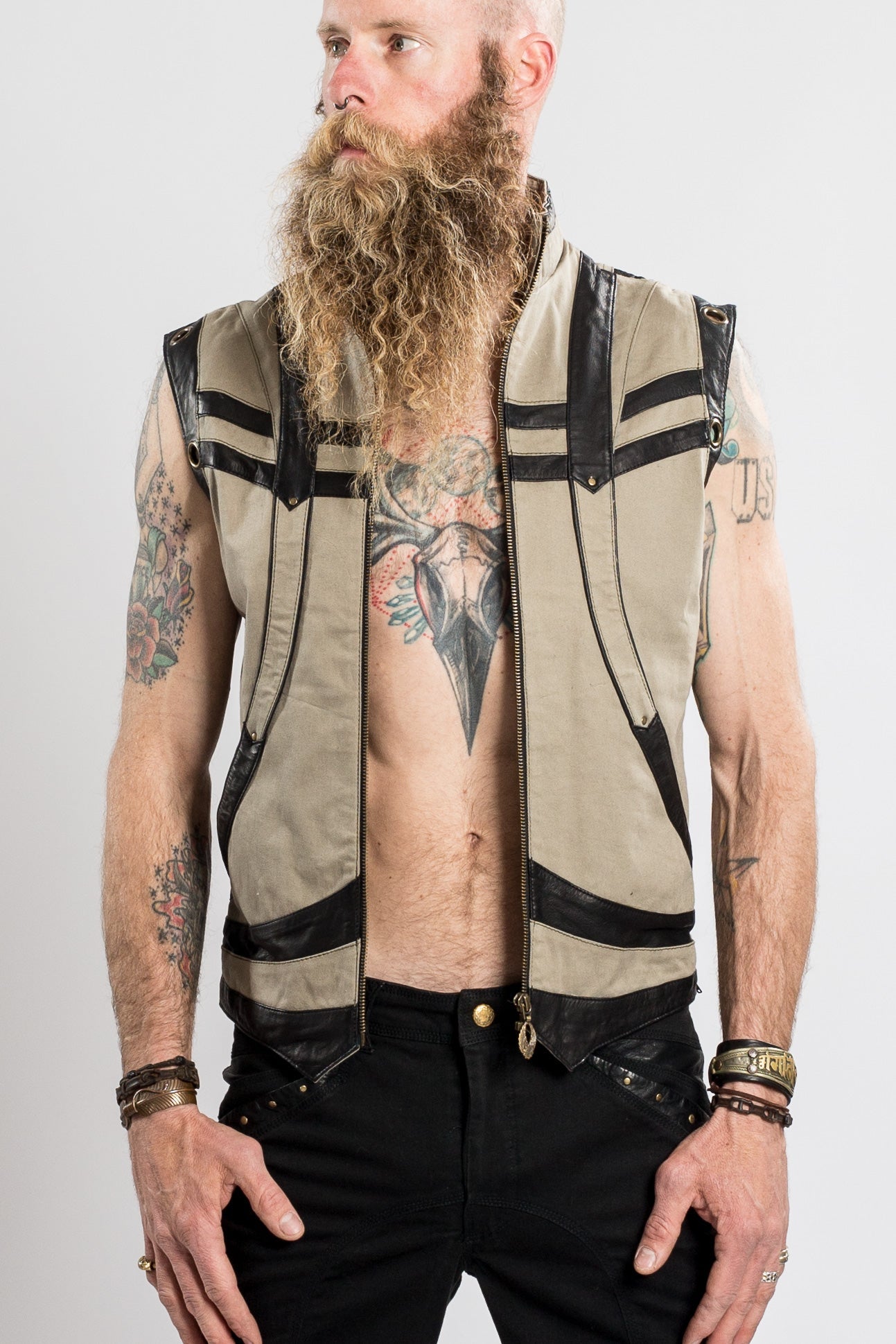 Taurid Denim Vest - anahata designs