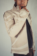 Taurid leather mens cut jacket - anahata designs