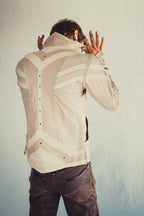 Taurid leather mens cut jacket - anahata designs
