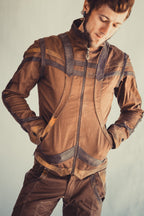 Taurid stretch denim mens cut jacket - anahata designs