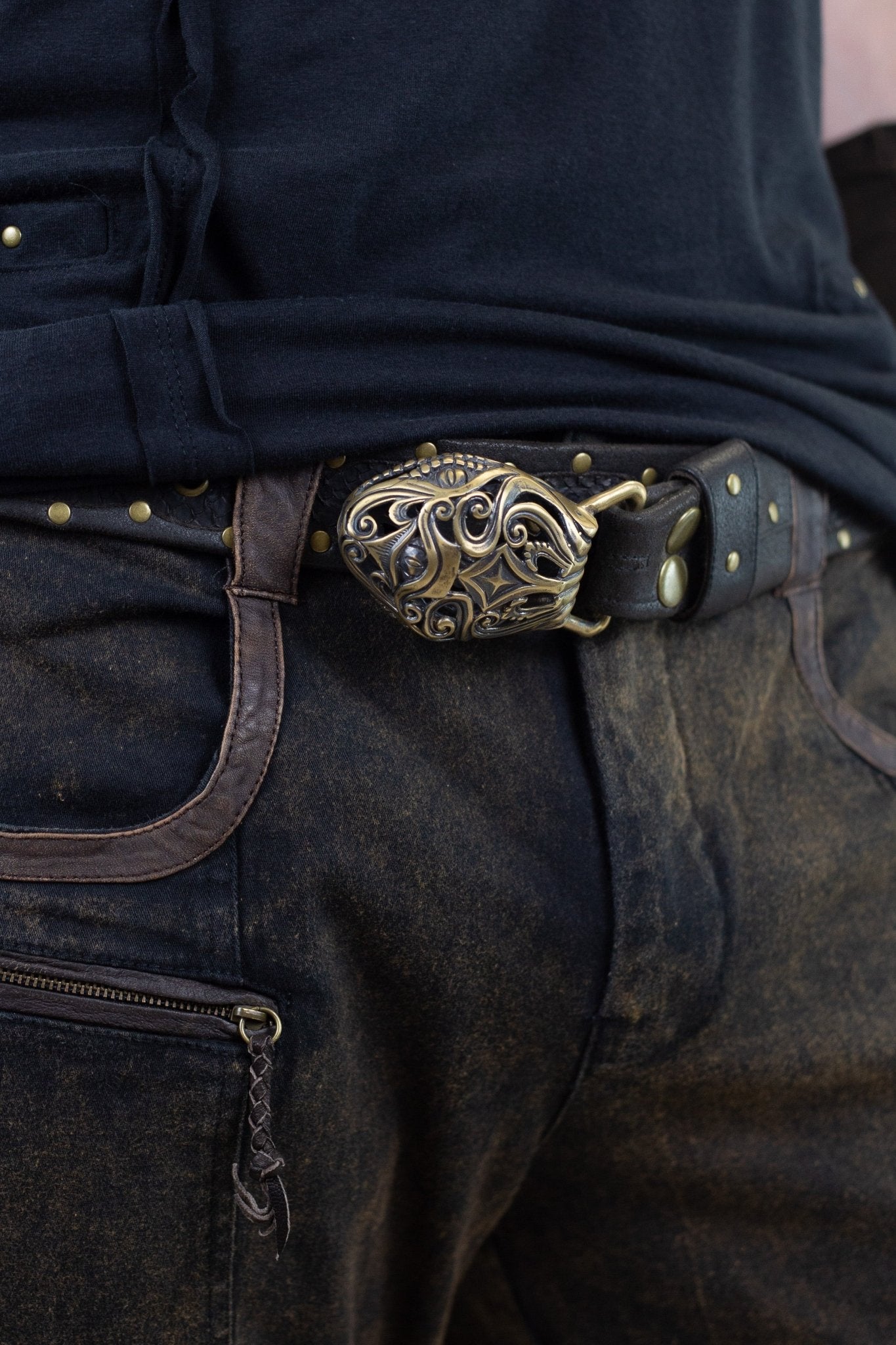 Third Eye Serpent buckle - anahata designs/infiniti now