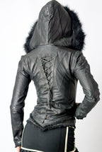 Victory leather jacket womens cut - anahata designs