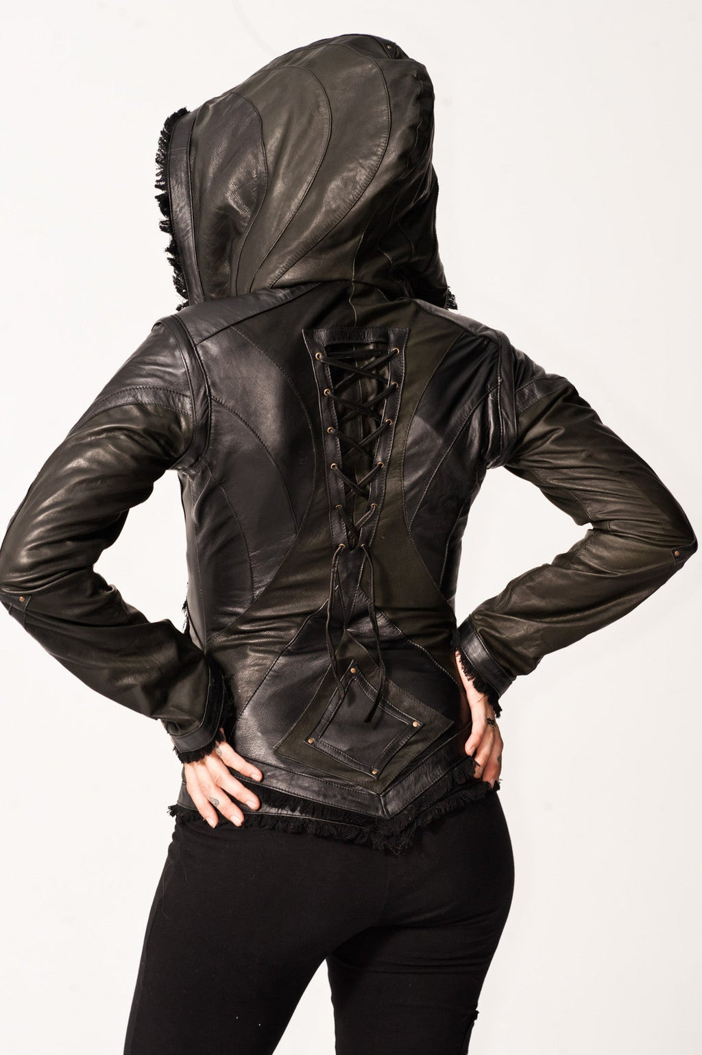Victory leather jacket womens cut - anahata designs